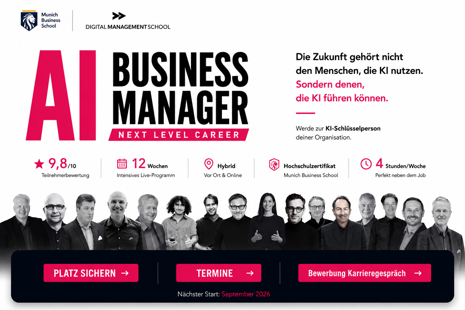 AI Business Manager der Munich Business School – KI Weiterbildung für Führungskräfte